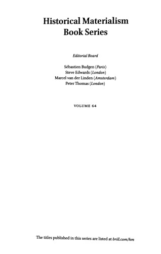 Marx's Capital and Hegel's Logic: A Reexamination