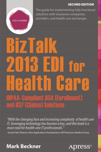 BizTalk 2013 EDI for Health Care: HIPAA-Compliant 834