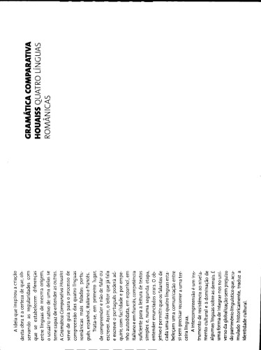 Gramática Comparativa Houaiss: Quatro Línguas Românicas