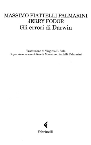 Gli errori di Darwin.
