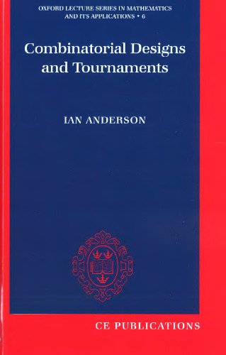 Combinatorial Designs and Tournaments