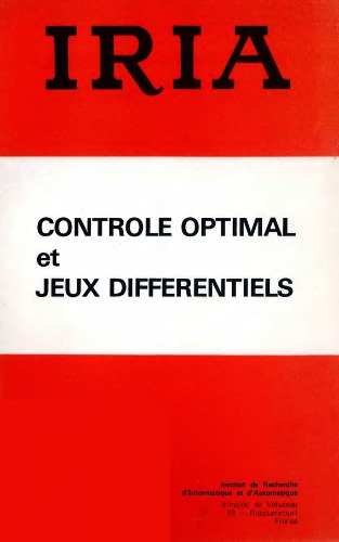 Contrôle optimal et jeux différentiels