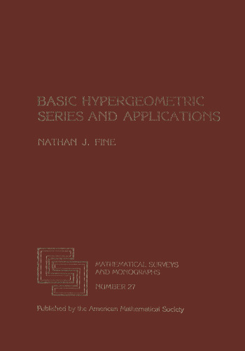 Basic Hypergeometric Series and Applications
