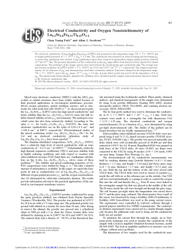 Electrical Conductivity and Oxygen Nonstoichiometry of La0.2Sr0.8Fe0.55Ti0.45O3-d
