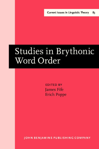 Studies in Brythonic Word Order