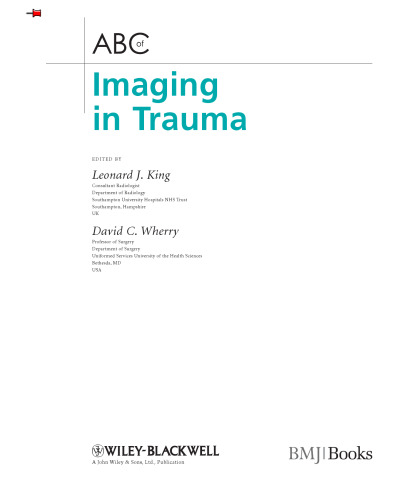 ABC of imaging in trauma