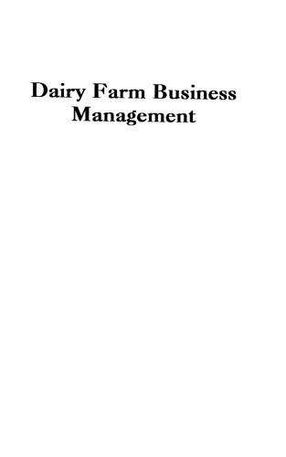 Dairy farm business management