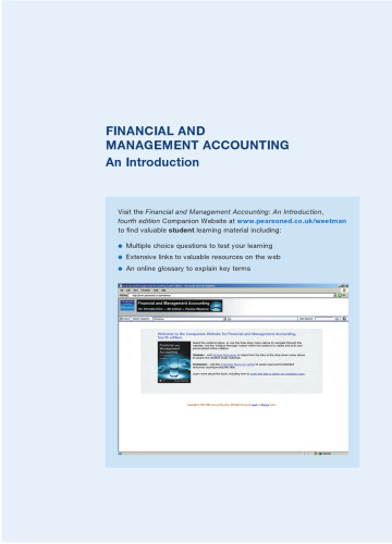 Financial and management accounting : an introduction