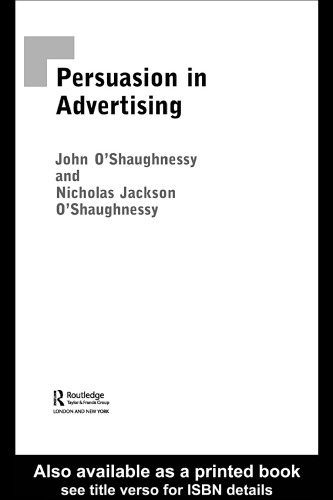 Persuasion in advertising