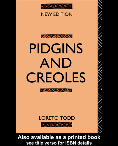 Pidgins and creoles