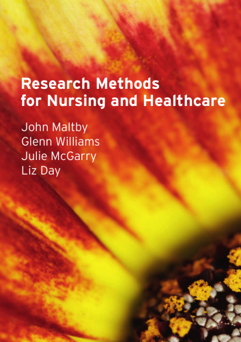 Research methods for nursing and healthcare