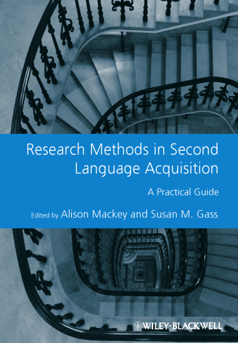 Research methods in second language acquisition : a practical guide