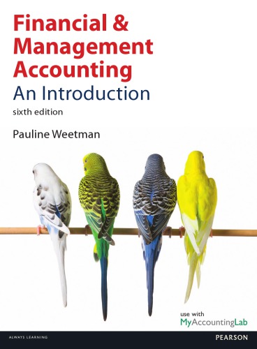 Financial and management accounting : An introduction