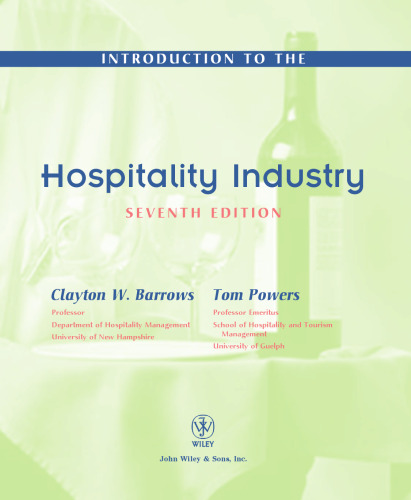 Introduction to the hospitality industry