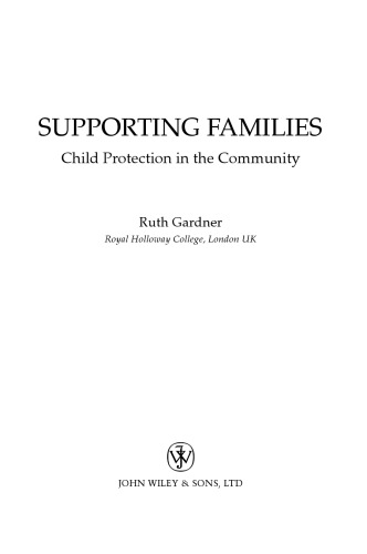 Supporting families : child protection in the community