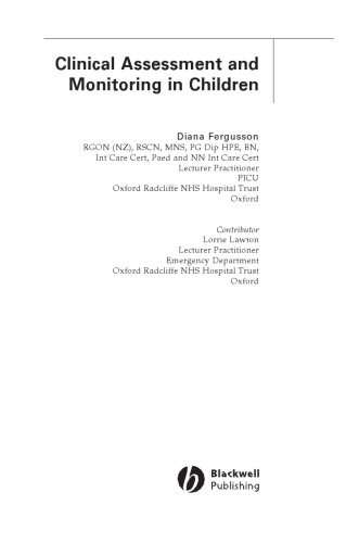 Clinical assessment and monitoring in children