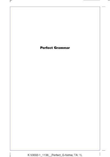 Perfect grammar