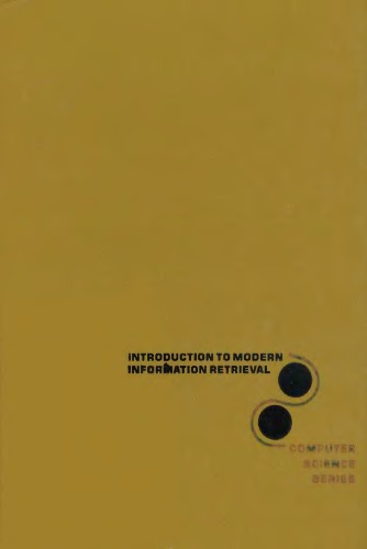 Introduction to Modern Information Retrieval