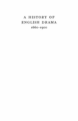 History of English Drama 1660-1900: Volume 6, A Short-title Alphabetical Catalogue of Plays