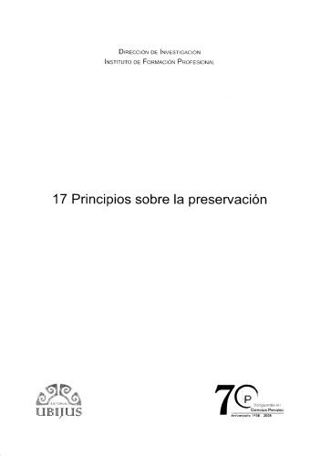 17 Principios sobre la preservación