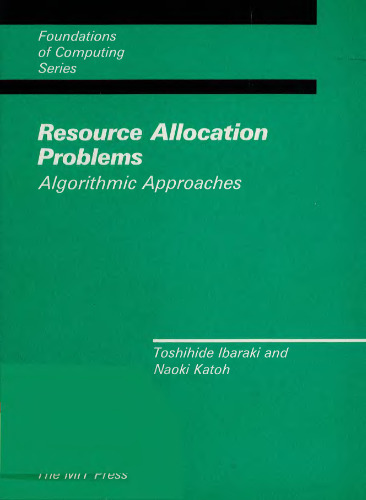 Resource Allocation Problems: Algorithmic Approaches