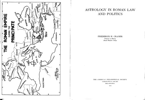 Astrology in Roman Law and Politics