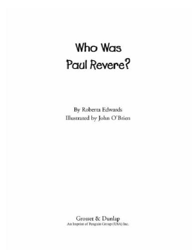 Who Was Paul Revere?