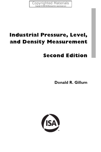 Industrial Pressure, Level, and Density Measurement