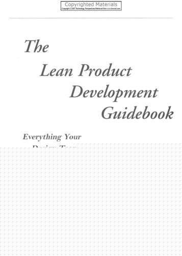 Lean Product Development Guidebook - Everything Your Design Team Needs to Improve Efficiency and Slash Time-to-Market