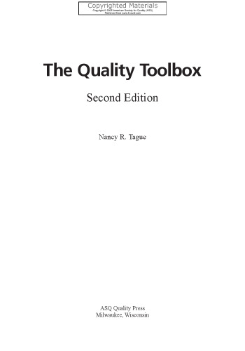 Quality Toolbox