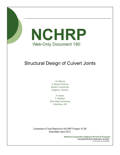 Structural Design of Culvert Joints