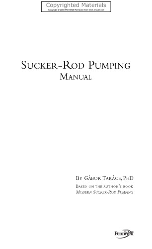 Sucker-Rod Pumping Manual