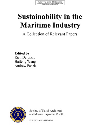 Sustainability in the Maritime Industry - A Collection of Relevant Papers