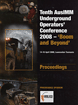 Tenth Underground Operators' Conference Proceedings 2008 - 'Boom and Beyond'