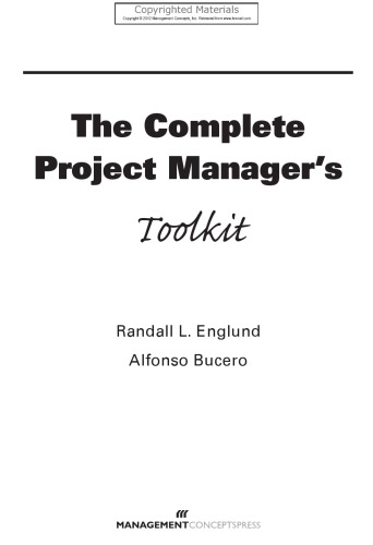 Complete Project Manager’s Toolkit