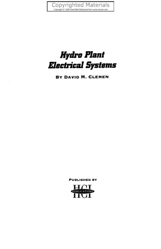 Hydro Plant Electrical Systems