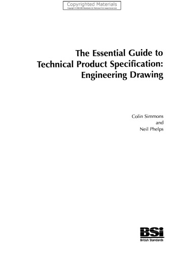 Essential Guide to Technical Product Specification - Engineering Drawing