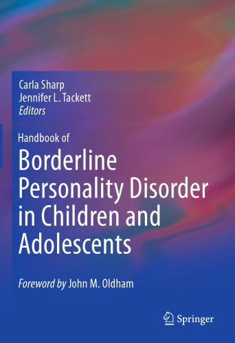 Handbook of Borderline Personality Disorder in Children and Adolescents