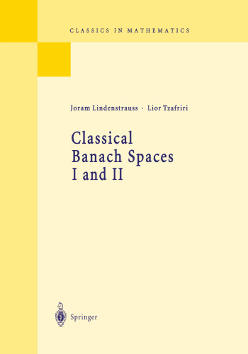 Classical Banach Spaces I: Sequence Spaces