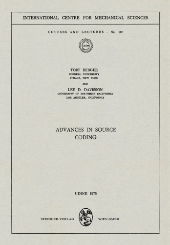 Advances in Source Coding