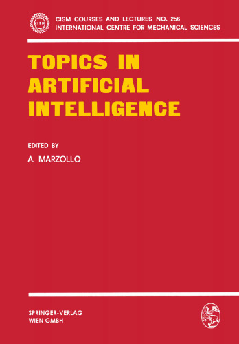 Topics in Artificial Intelligence