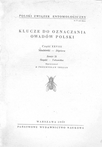 Część XXVIII - Diptera (zaplanowano 78 zeszytów) 21