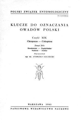 Część XIX - Coleoptera (zaplanowano 100 zeszytów) 24b