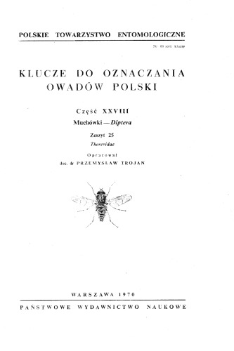 Część XXVIII - Diptera (zaplanowano 78 zeszytów) 25