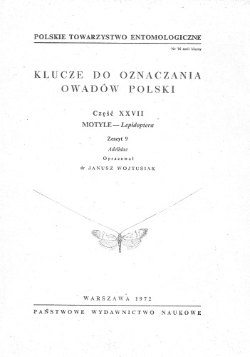 Część XXVII - Lepidoptera (zaplanowano 66 zeszytów) 9