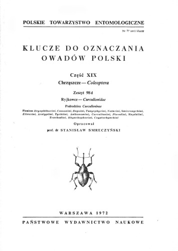 Część XIX - Coleoptera (zaplanowano 100 zeszytów) 98d