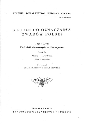 Część XVII - Homoptera 5a