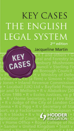 Key cases : the english legal system