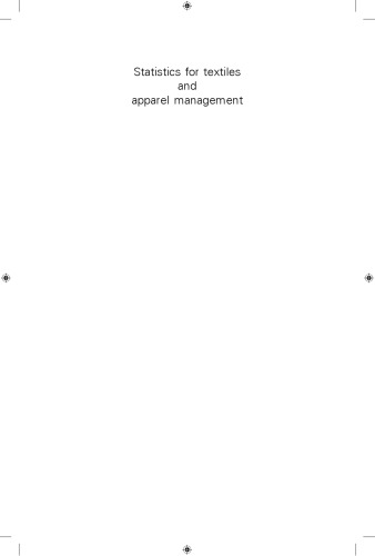 Statistics for textiles and apparel management