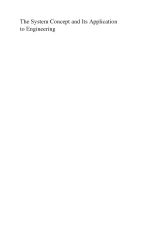 The system concept and its application to engineering